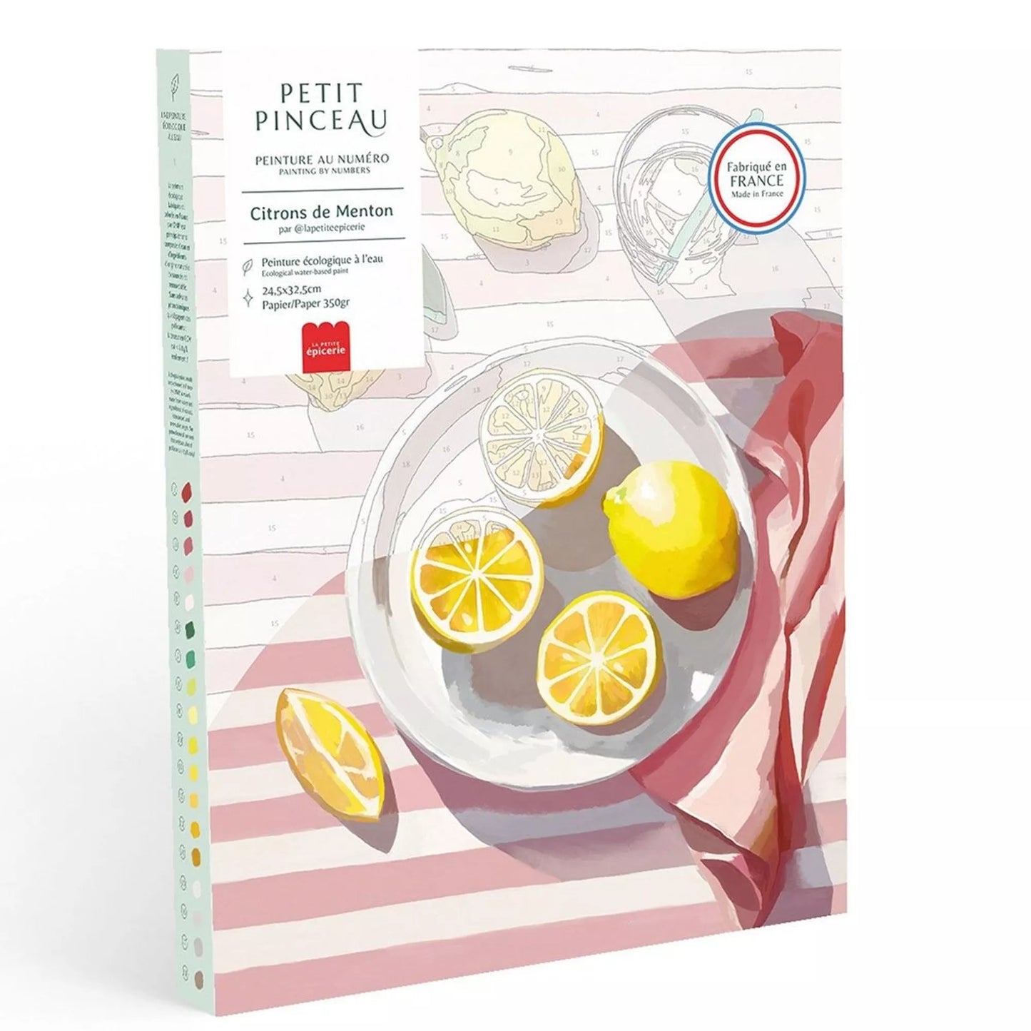 Coffret peinture au numéro - Citrons de Menton - Petit Pinceau