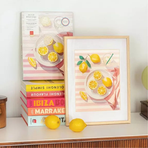 Coffret peinture au numéro - Citrons de Menton - Petit Pinceau