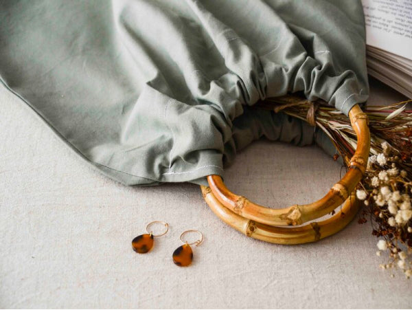 Kit couture - Mon sac granny à coudre en coton - vert