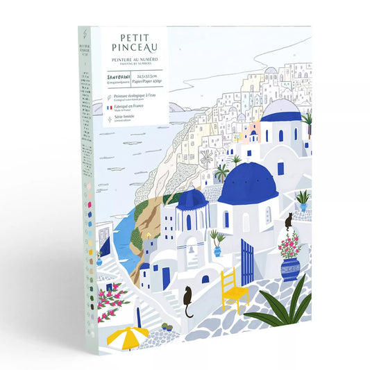 Kit de peinture au numéro - Santorini par Maja Tomljanovic