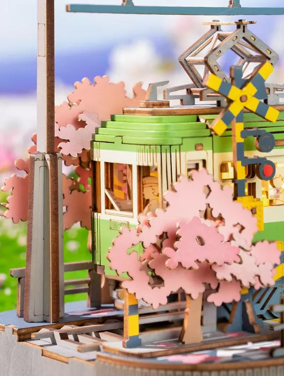 Kit de construction 3D en bois, Sakura Journey, Robotime