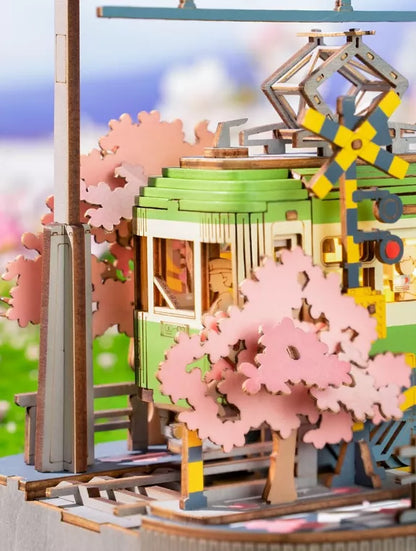 Kit de construction 3D en bois, Sakura Journey, Robotime