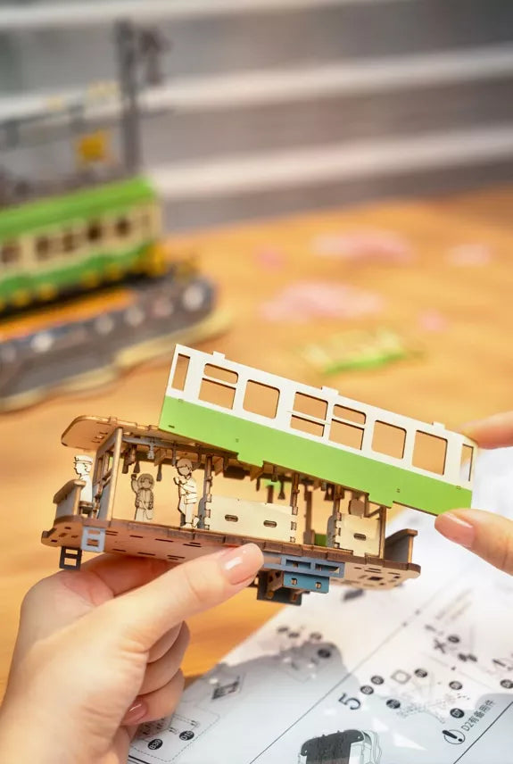 Kit de construction 3D en bois, Sakura Journey, Robotime