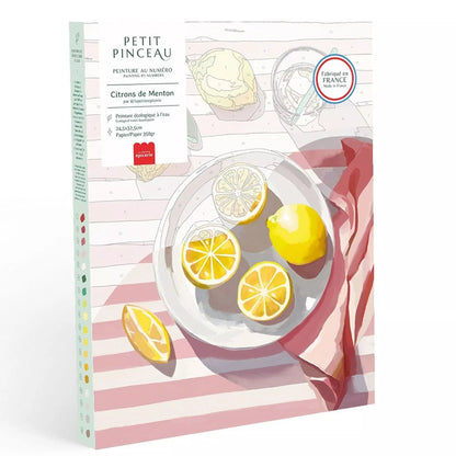 Coffret peinture au numéro - Citrons de Menton - Petit Pinceau