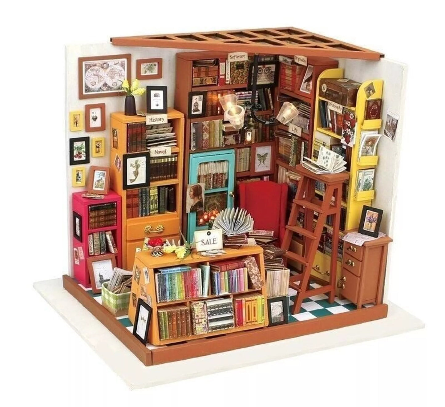DIY Maison miniature - L'étude de Sam