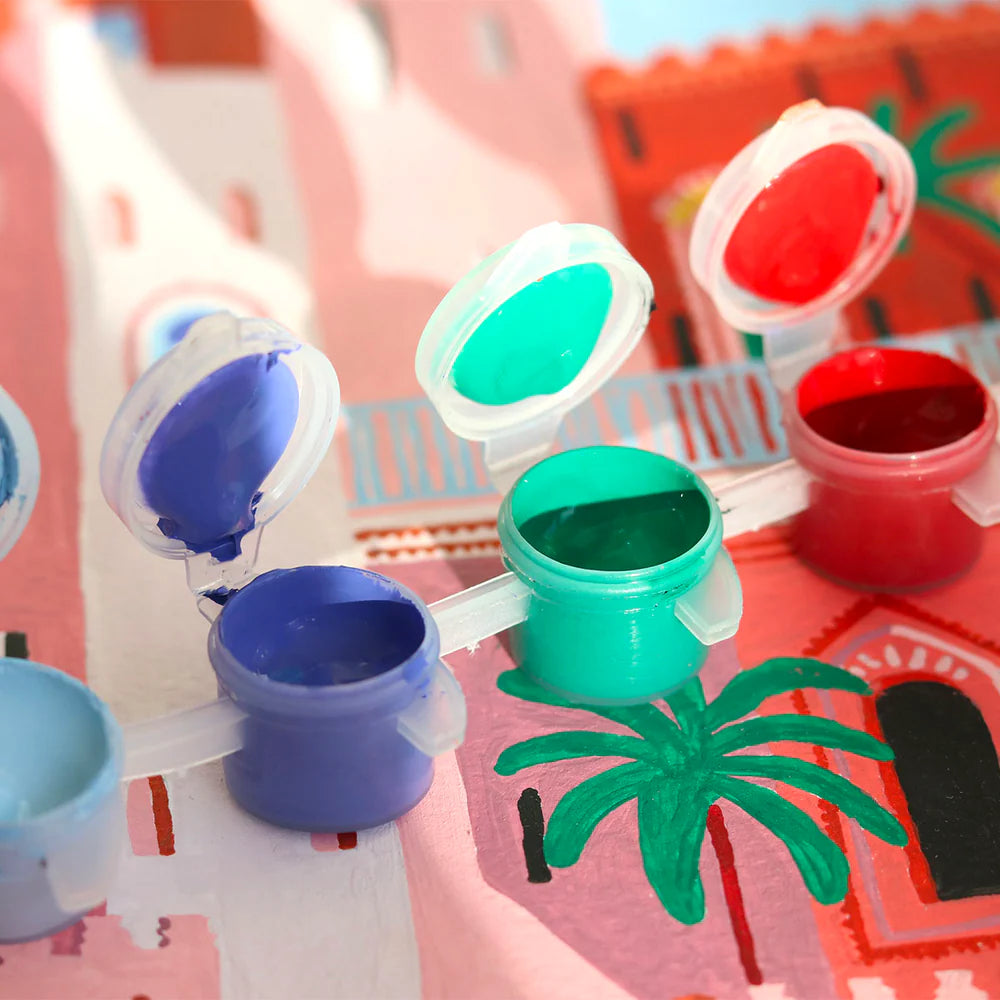 Kit peinture au numéro - Sunset in Morocco par Petit Pinceau