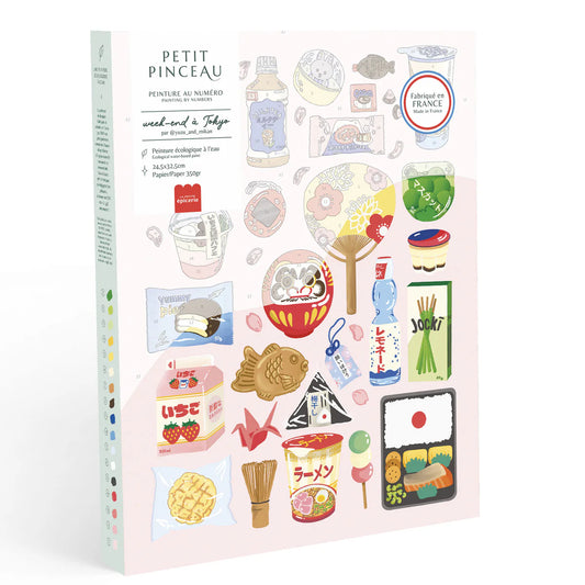 Kit de peinture au numéro - Week-end à Tokyo par Petit Pinceau