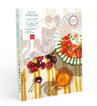 Coffret peinture au numéro - La Dolce Vita par Ananya Bhandari - Petit Pinceau