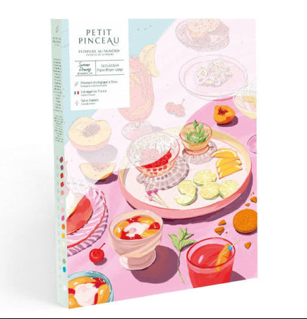 Coffret peinture au numéro - Summer Dreams par Sun Lee - Petit Pinceau