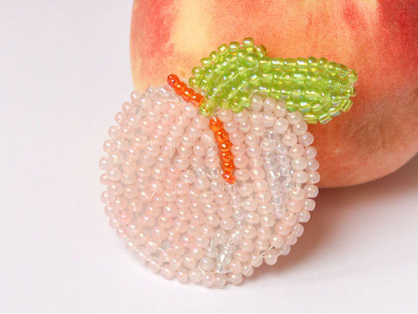 Kit DIY Mercerie - Mes broches Fruity en broderie Luneville