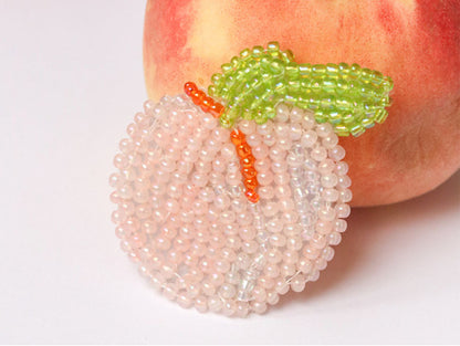 Kit DIY Mercerie - Mes broches Fruity en broderie Luneville