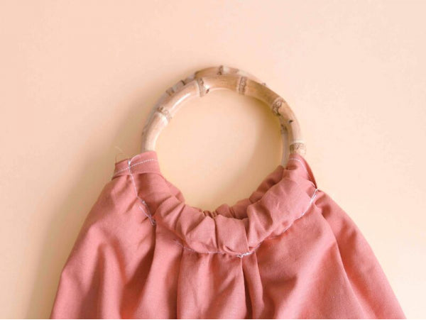 Kit couture - Mon sac granny à coudre en coton - rose